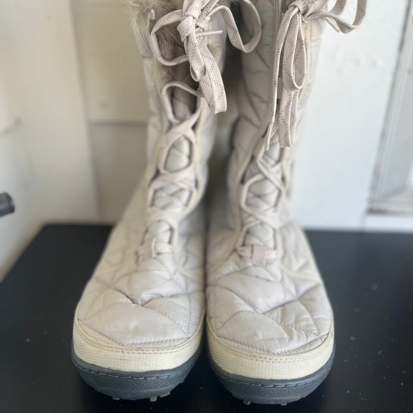 Columbia Women's Mix Mid III Waterproof White Winter Boots Size 10 YL5164-920 - Picture 4 of 11